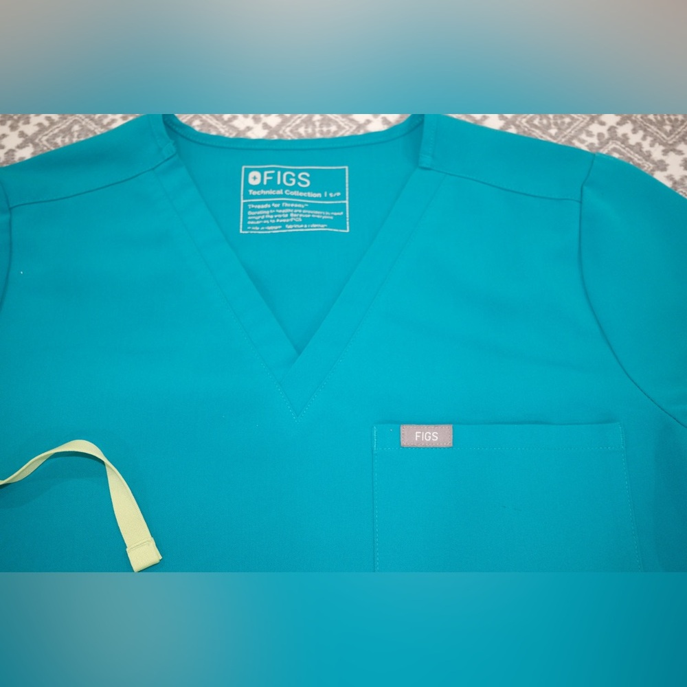 Figs Teal Scrub set